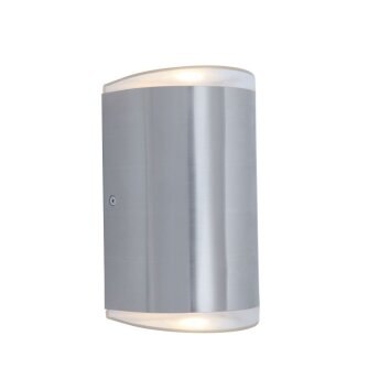 Lutec PATH Wall Light LED stainless steel, 1-light source