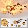 VIRGA Ceiling light rust-coloured, 4-light sources