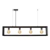 Lucide THOR Pendant Light grey, 4-light sources