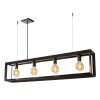 Lucide THOR Pendant Light grey, 4-light sources