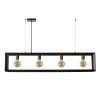 Lucide THOR Pendant Light grey, 4-light sources