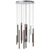 Brilliant Living Cembalo Pendant Light LED brown, 16-light sources