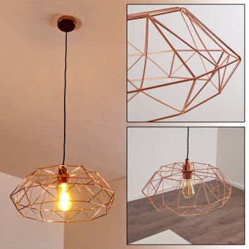 BADALUCCO Pendant Light copper, 1-light source