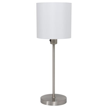 Steinhauer Noor Table lamp stainless steel, 1-light source