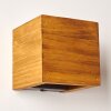 Adak Wall Light LED Dark wood, 1-light source