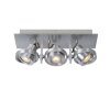 Ceiling Spotlight Lucide LANDA LED chrome, 3-light sources