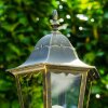 Bristol outdoor floor lamp gold, brass, 1-light source, Motion sensor