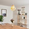 CORRALEJA Pendant Light gold, white, 1-light source