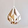CORRALEJA Pendant Light gold, white, 1-light source