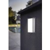 Lutec QUBO Outdoor Wall Light LED anthracite, 1-light source