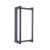 Lutec QUBO Outdoor Wall Light LED anthracite, 1-light source