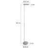 Steinhauer ZENITH Floor Lamp LED stainless steel, 1-light source
