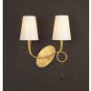 Mantra Paola wall light gold, 2-light sources