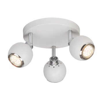 Brilliant Ina ceiling light LED white, 3-light sources