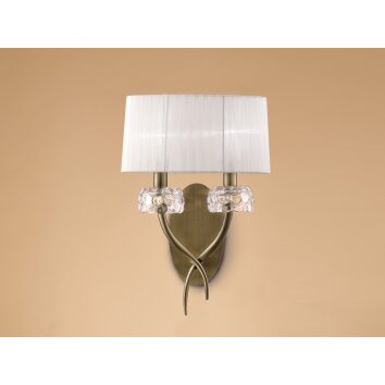 Mantra LOEWE Wall Light brown, 2-light sources
