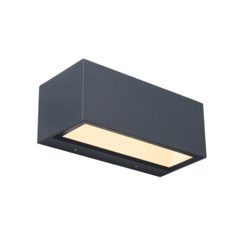Lutec GEMINI Outdoor Wall Light LED anthracite, 2-light sources