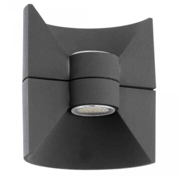 Eglo REDONDO outdoor wall light LED anthracite, 2-light sources