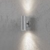 Konstsmide MODENA wall light grey, 2-light sources