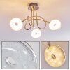 Donot Ceiling Light LED matt nickel, 3-light sources