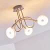 Donot Ceiling Light LED matt nickel, 3-light sources