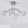 Donot Ceiling Light LED matt nickel, 3-light sources