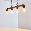 KAJEN Pendant Light rust-coloured, 4-light sources