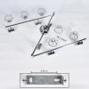 Orebro Ceiling Light chrome, 6-light sources