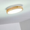 Bagaha Ceiling Light LED Light wood, 1-light source, Remote control
