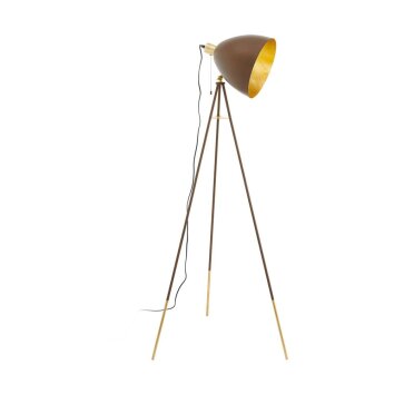 Eglo CHESTER Floor Lamp gold, rust-coloured, 1-light source