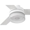Faro Barcelona Ice Ceiling Fan LED white, 1-light source, Remote control