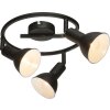 Globo NAMUS ceiling spotlight black, 3-light sources