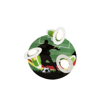 Elobra FUSSBALLER Spotlights green, 3-light sources