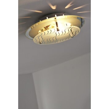 Globo MARIE ceiling light chrome, 1-light source