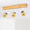 Barbengo Ceiling Light brown, Light wood, white, 3-light sources