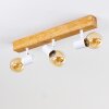 Barbengo Ceiling Light brown, Light wood, white, 3-light sources