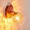 VIRGA Wall Light rust-coloured, 1-light source