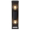 Lucide CLAIRE MINI Outdoor Wall Light black, 2-light sources
