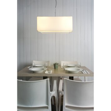 Faro Barcelona Vesper Pendant Light white, 2-light sources