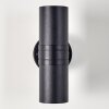 SATAVA outdoor wall light LED black, 2-light sources
