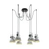 Eglo BARNSTAPLE Pendant Light brown, black, 6-light sources