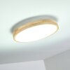 Bagaha Ceiling Light LED Light wood, 1-light source, Remote control