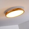 Bagaha Ceiling Light LED Light wood, 1-light source, Remote control