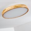 Bagaha Ceiling Light LED Light wood, 1-light source, Remote control