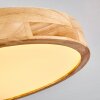 Bagaha Ceiling Light LED Light wood, 1-light source, Remote control