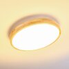 Bagaha Ceiling Light LED Light wood, 1-light source, Remote control
