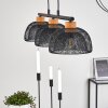 Besancon Pendant Light brown, black, 3-light sources