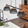Besancon Pendant Light brown, black, 3-light sources