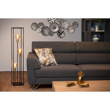 Floor Lamp Lucide RUBEN black, 3-light sources