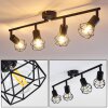 Baripada Ceiling Light black, 4-light sources
