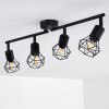 Baripada Ceiling Light black, 4-light sources